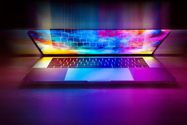 Grafika przedstawiająca laptopa